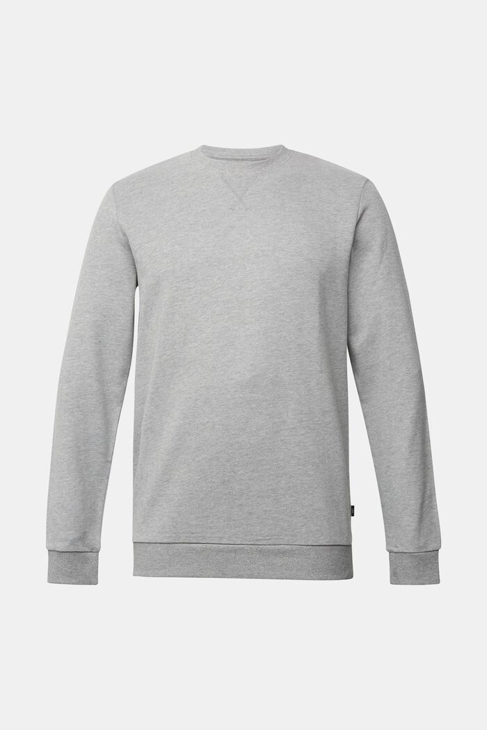 Melange sweatshirt made of 100% cotton
