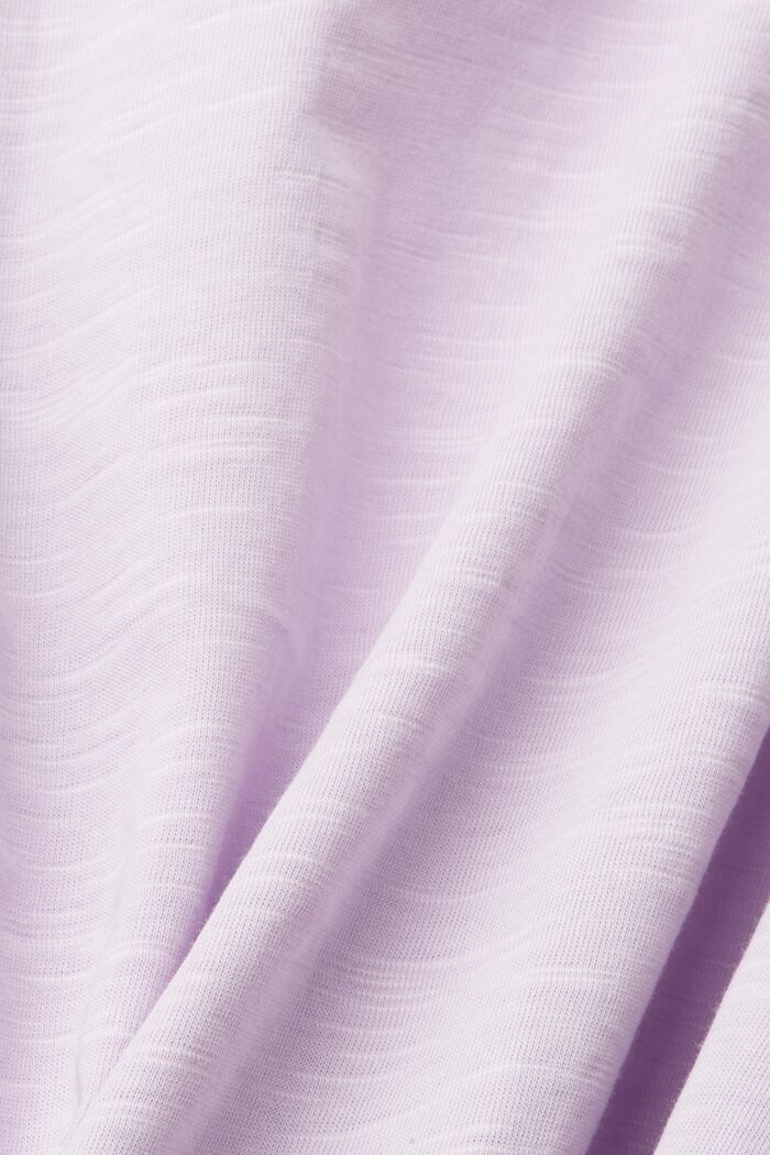Slub cotton nightdress, VIOLET, detail image number 4