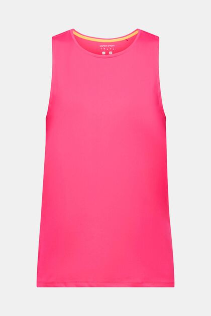 Sports vest with E-Dry, PINK FUCHSIA, overview