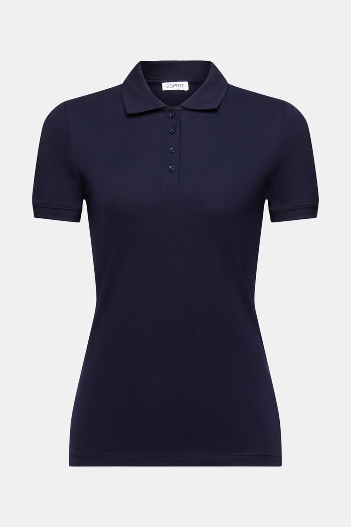 Jersey Polo Shirt, NAVY, detail image number 6