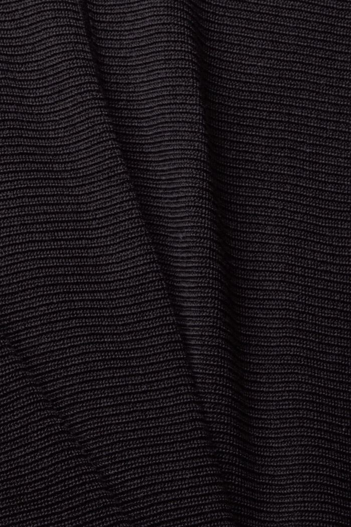 Boat-neck jumper in a TENCEL™ blend, BLACK, detail image number 1