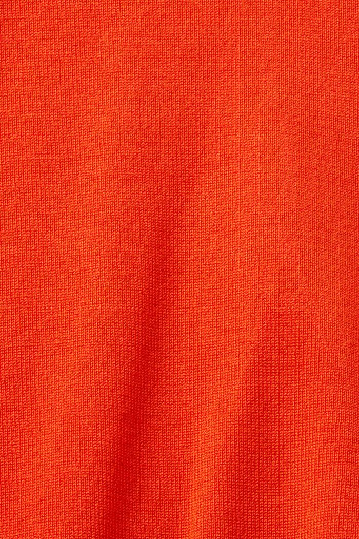 Long-Sleeve Turtleneck Sweater, BRIGHT ORANGE, detail image number 5