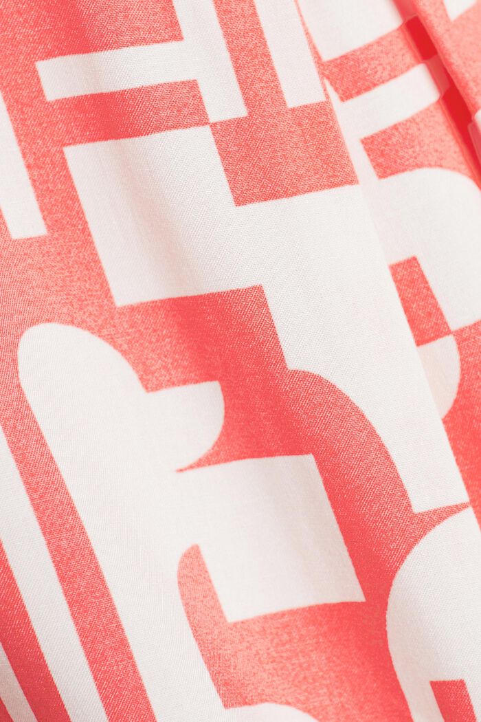 Cropped pyjama bottoms with LENZING™ ECOVERO™, CORAL, detail image number 4