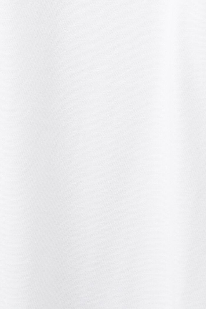 Pima Cotton Printed T-Shirt, WHITE, detail image number 5