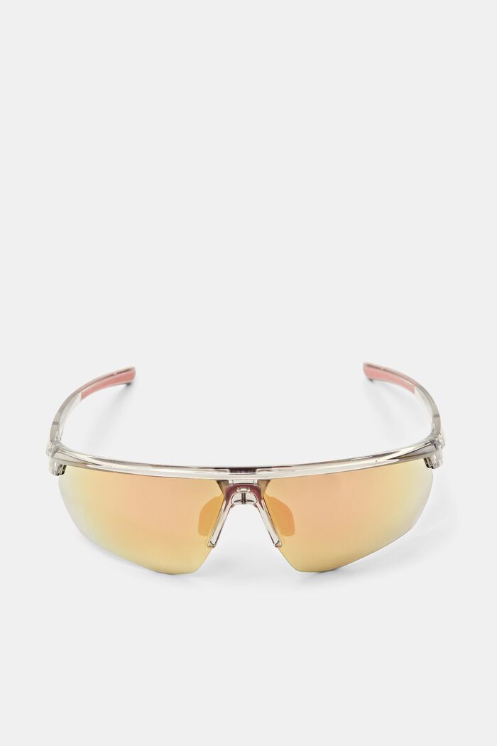 Unisex Sport Mirrored Sunglasses, GREY, detail image number 2