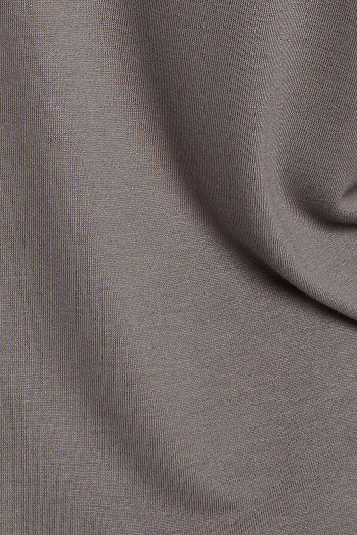 Jersey blouse, LENZING™ ECOVERO™, MEDIUM GREY, detail image number 5