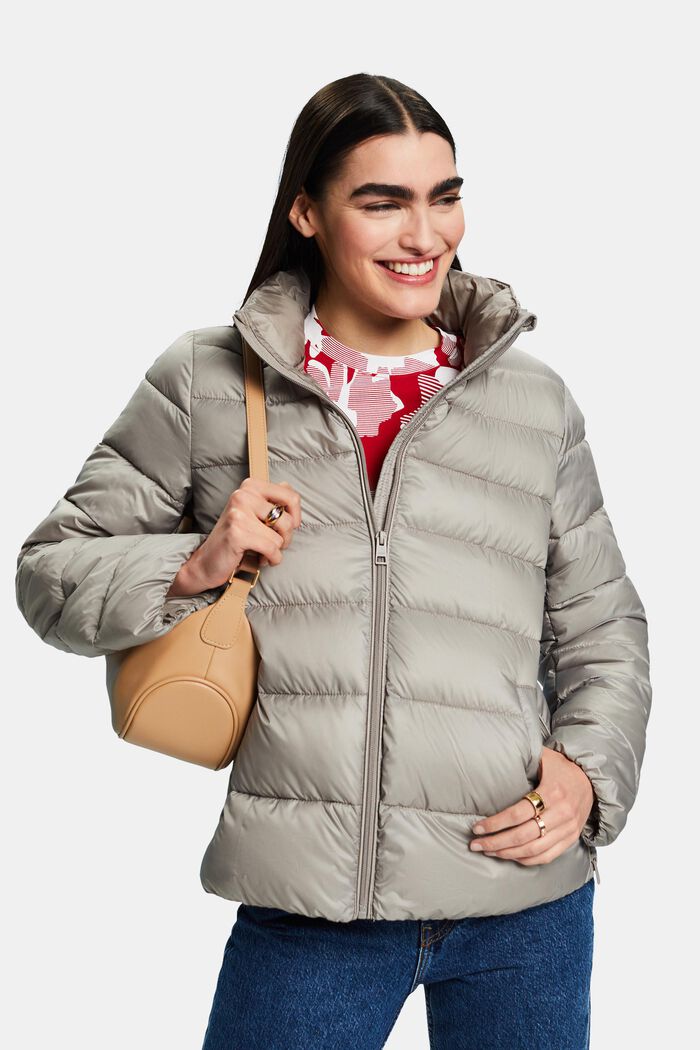 Puffer Jacket, LIGHT TAUPE, detail image number 0