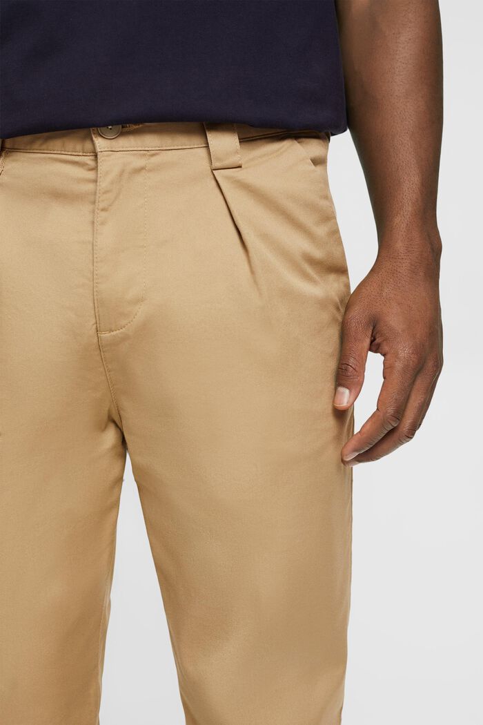 Wide fit chinos, BEIGE, detail image number 0