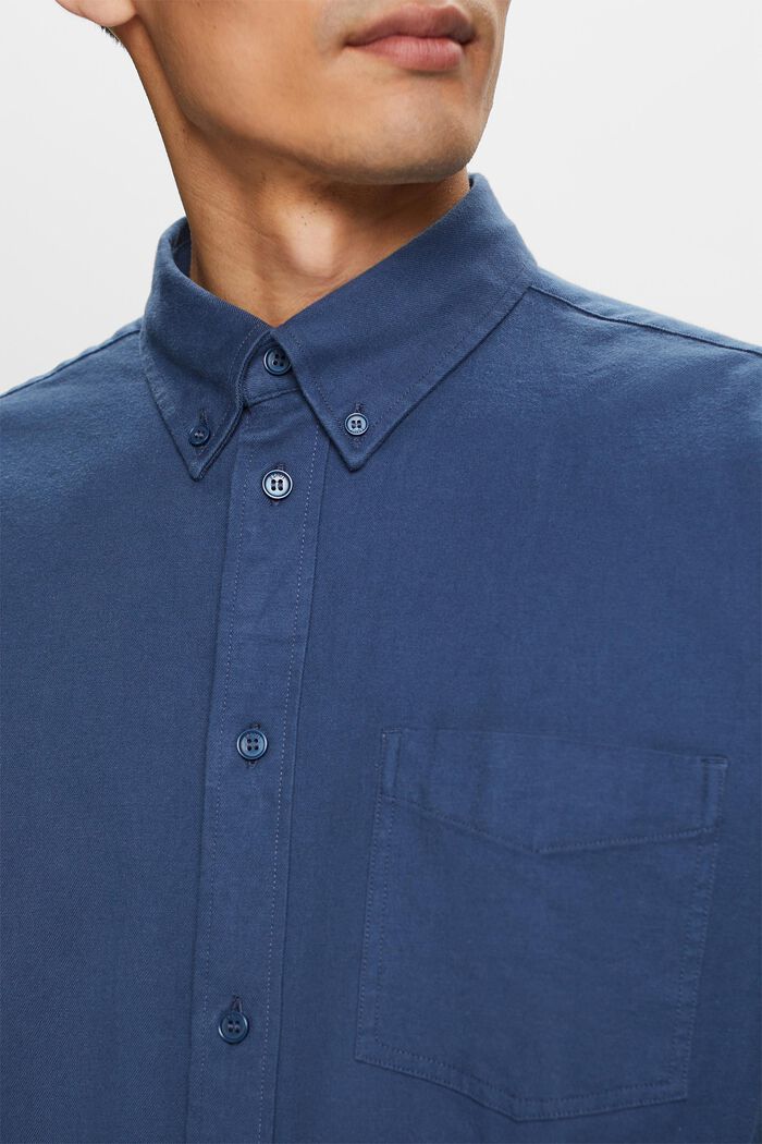 Twill Regular Fit Shirt, GREY BLUE, detail image number 1