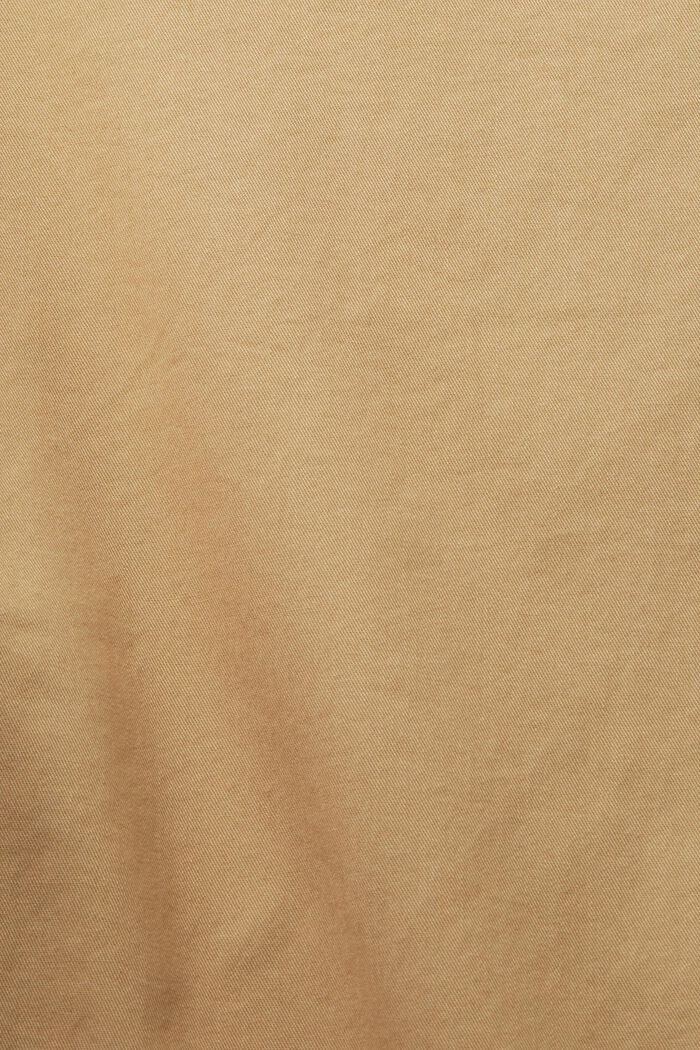 Sustainable cotton chino style shorts, LIGHT BEIGE, detail image number 5