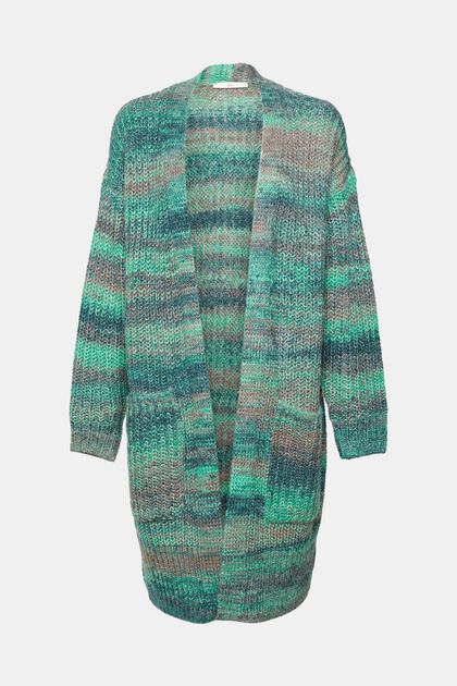 Knit cardigan with wool