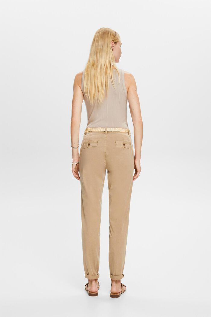 Belted Chino, TAUPE, detail image number 1