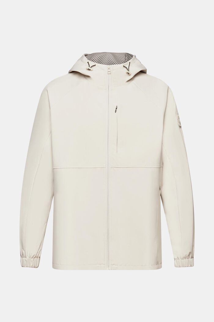 Hooded Softshell Jacket, SAND, detail image number 6