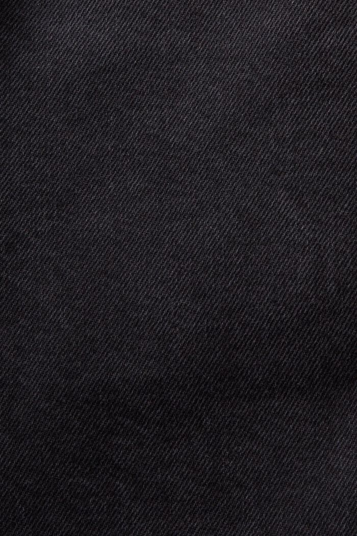 Mid-Rise Tapered Jeans, BLACK DARK WASHED, detail image number 5