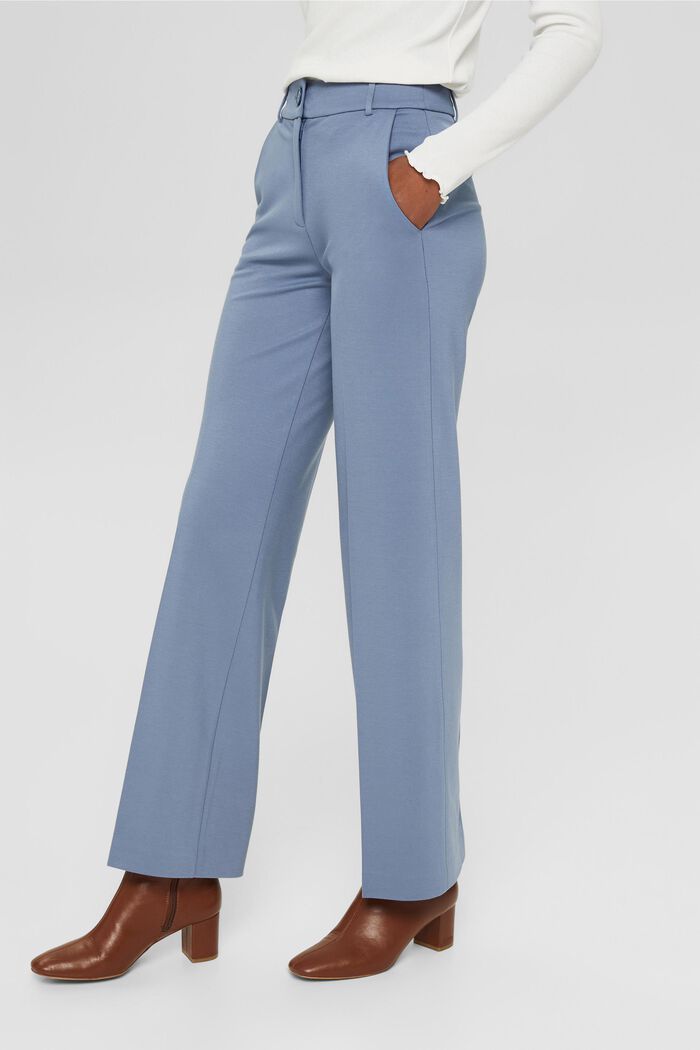 PUNTO mix & match trousers, GREY BLUE, detail image number 1