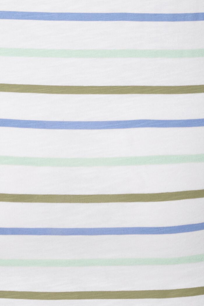 Striped T-shirt in organic cotton, PALE MINT, detail image number 2