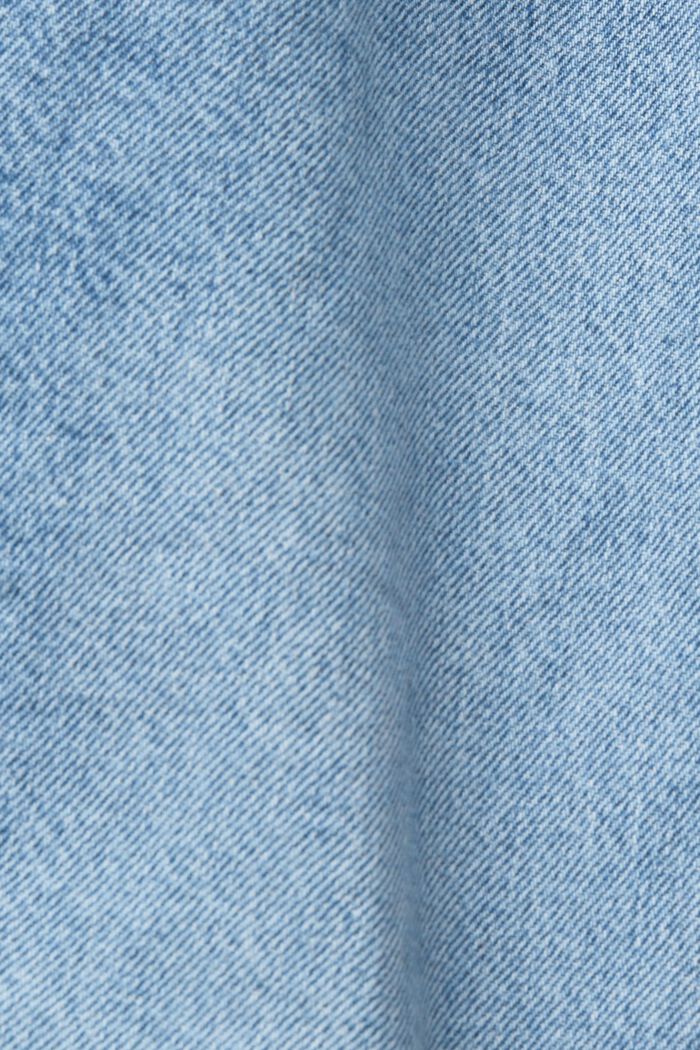 Denim mini pinafore dress, BLUE MEDIUM WASHED, detail image number 6