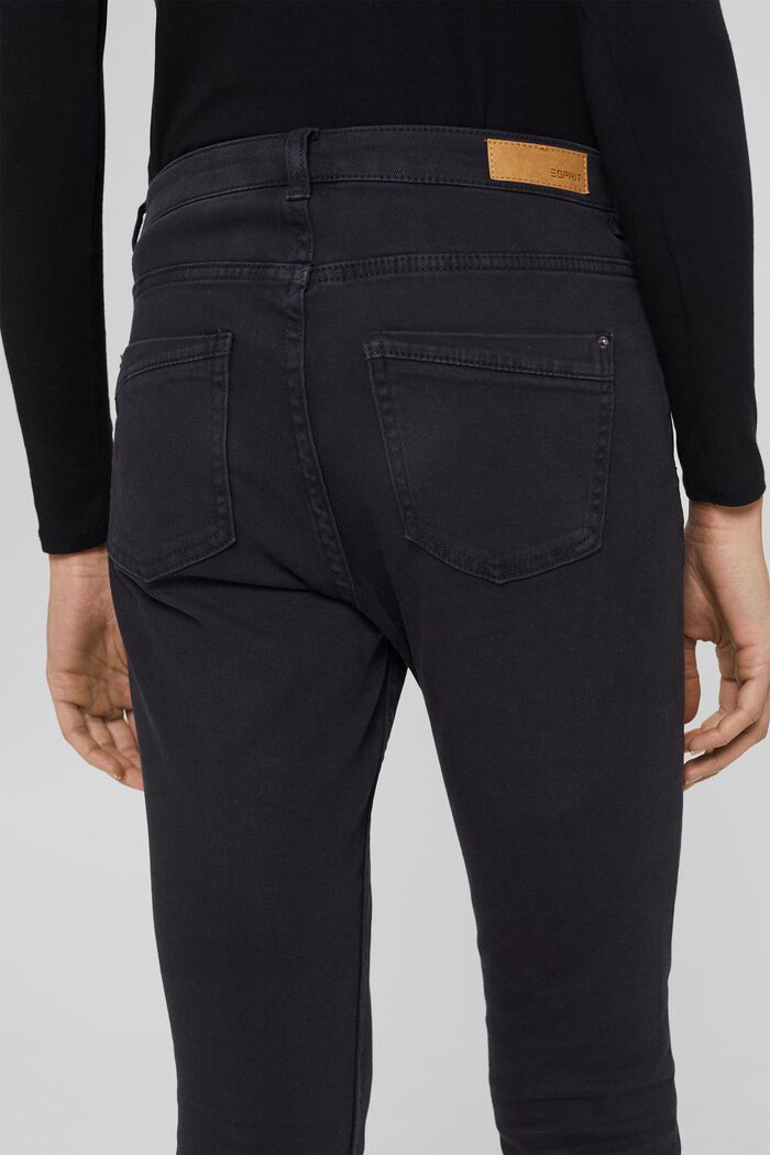 Stretch trousers with zip detail, NAVY, detail image number 0