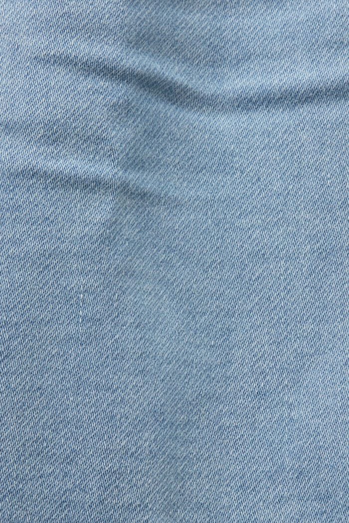 Jogger-style jeans mini skirt, BLUE LIGHT WASHED, detail image number 6