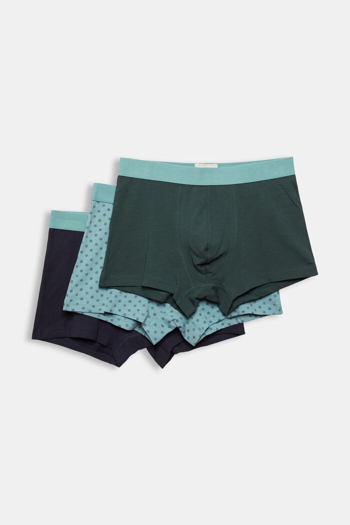 Triple pack: cotton blend hipster shorts