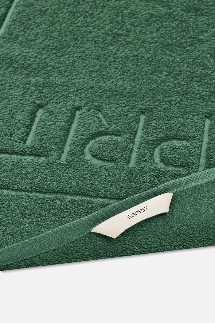 Terrycloth bath mat made of 100% cotton, MOSS GREEN, detail image number 1