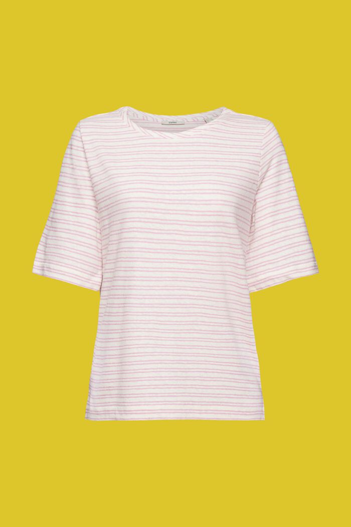 Cotton-linen blended T-shirt, LILAC, detail image number 6