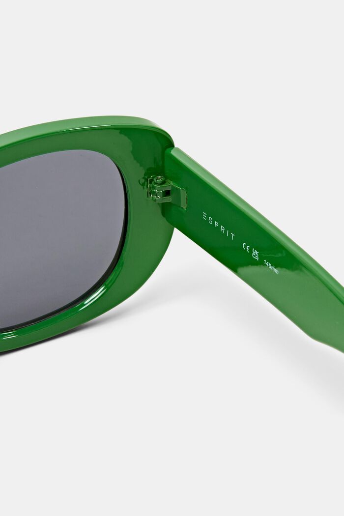 Square sunglasses, GREEN, detail image number 3