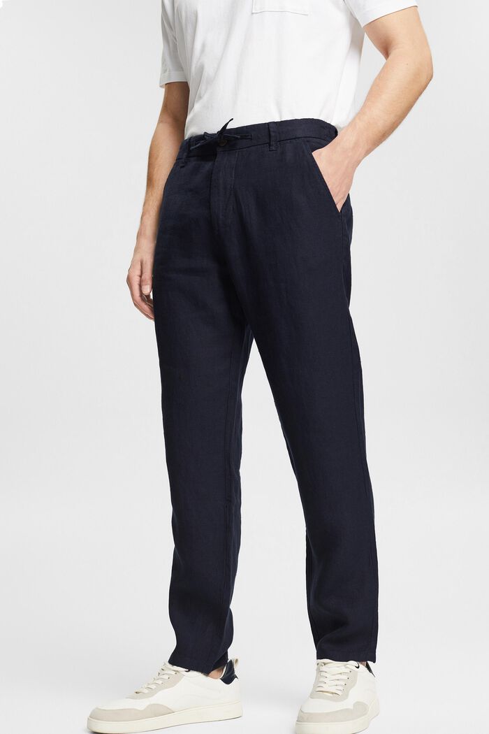 Trousers made of 100% linen