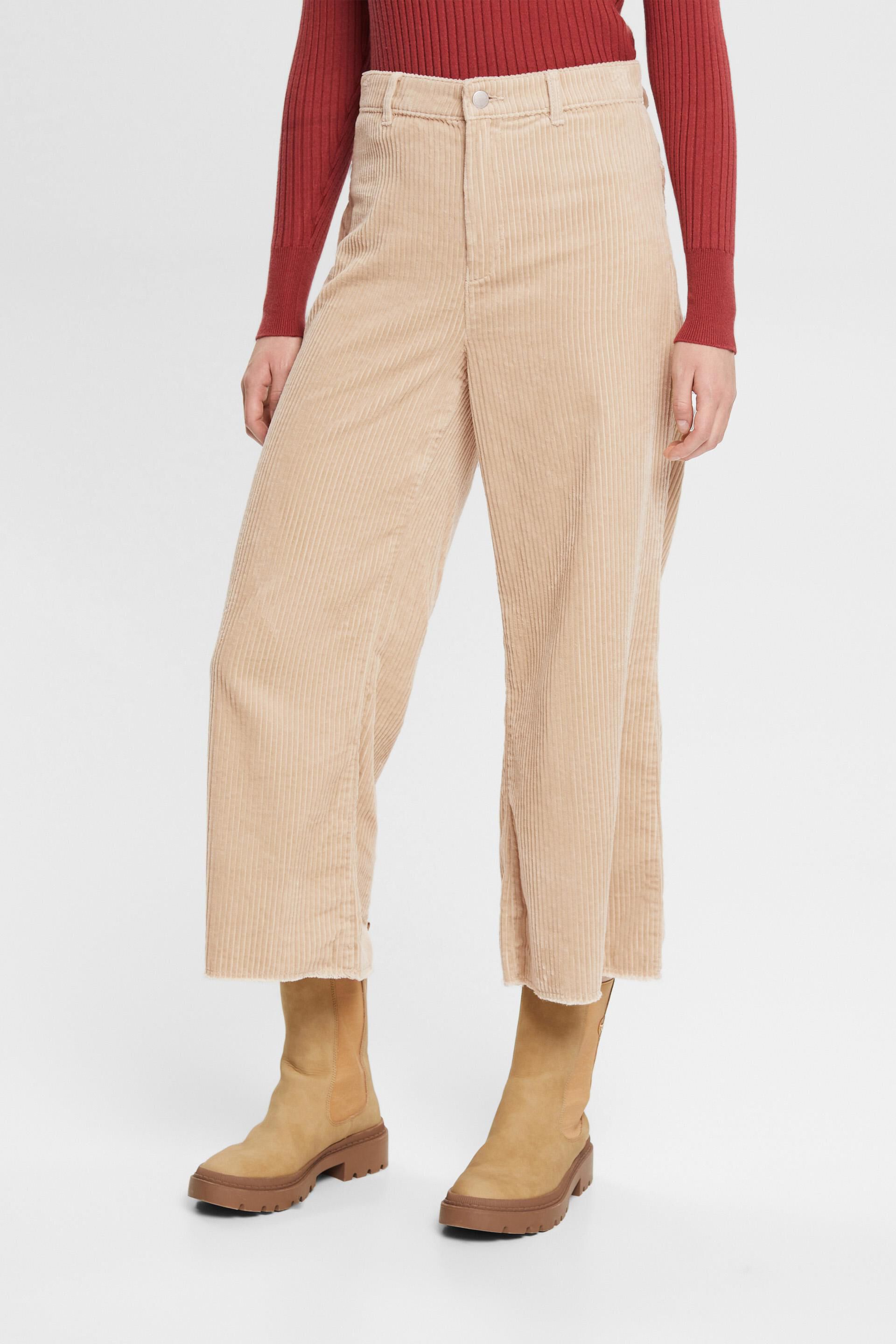 ESPRIT  80s Straight corduroy trousers at our online shop