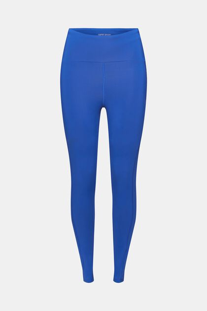 Sports leggings with E-DRY technology, BRIGHT BLUE, overview