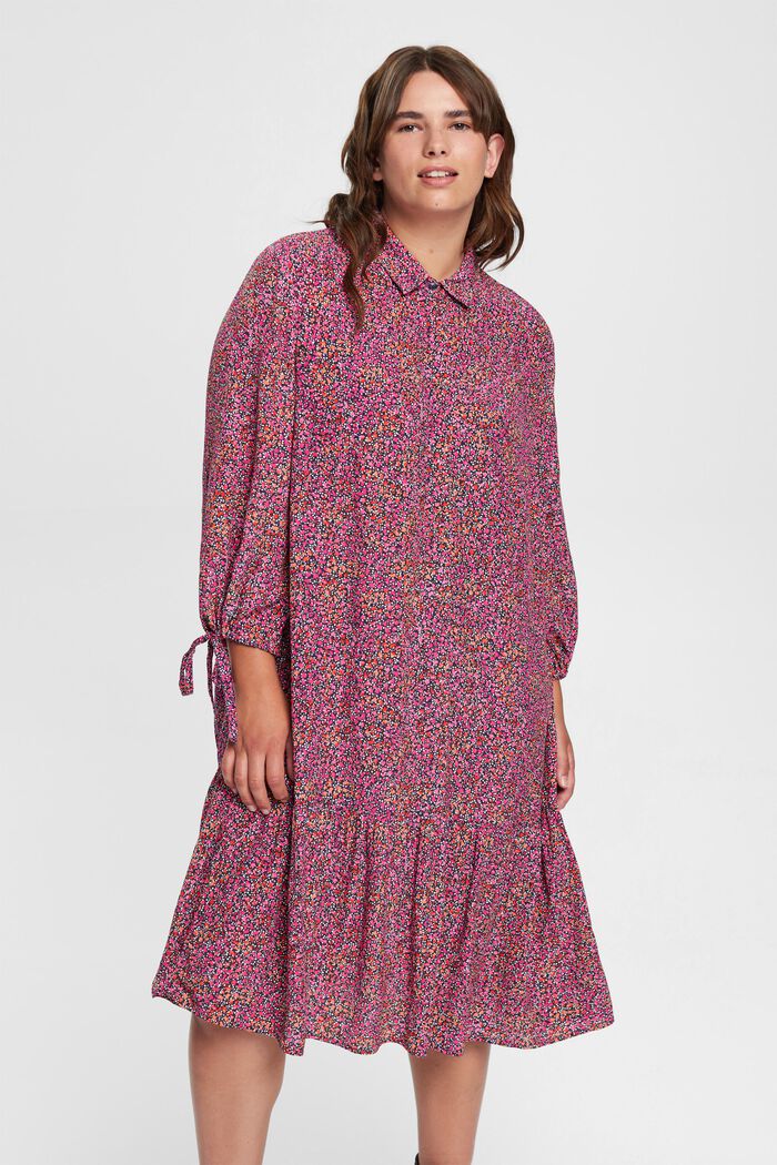 CURVY floral print dress, LENZING™ ECOVERO™