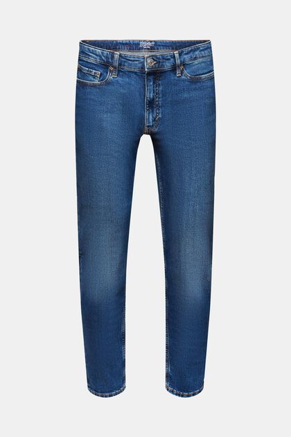 Tapered jeans with recycled cotton