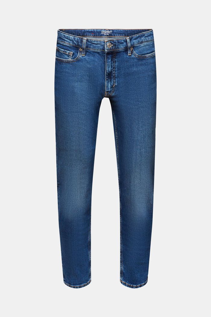 ESPRIT - Tapered jeans with recycled cotton at our online shop