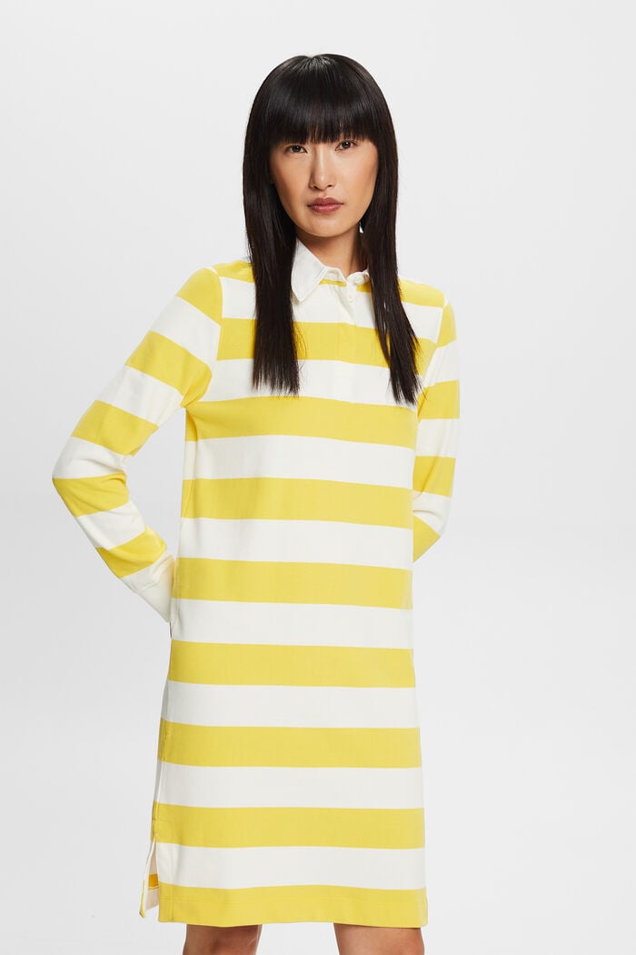 Rugby Shift Dress, YELLOW, detail image number 1