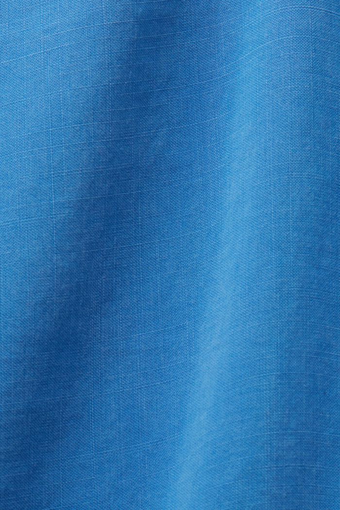 Sleeveless blouse with elastic collar, BRIGHT BLUE, detail image number 5