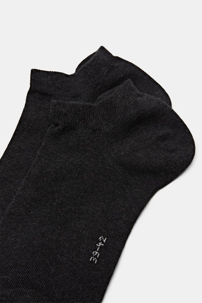 2-Pack Socks, Organic Cotton, ANTHRACITE MELANGE, detail image number 2