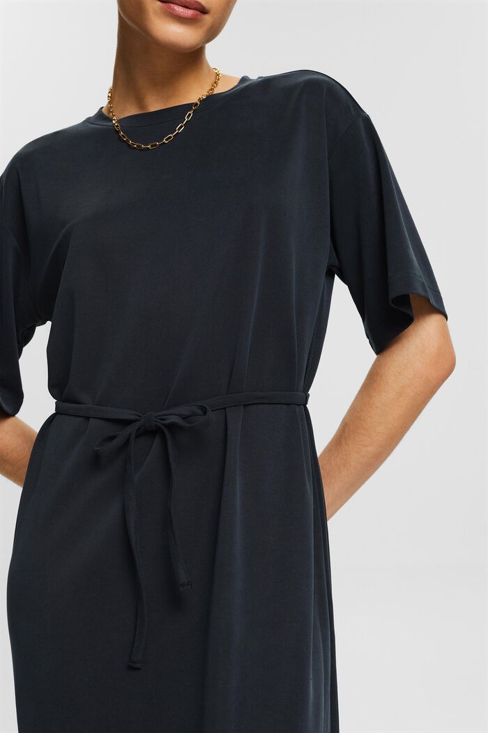 T-Shirt Midi Dress, BLACK, detail image number 2