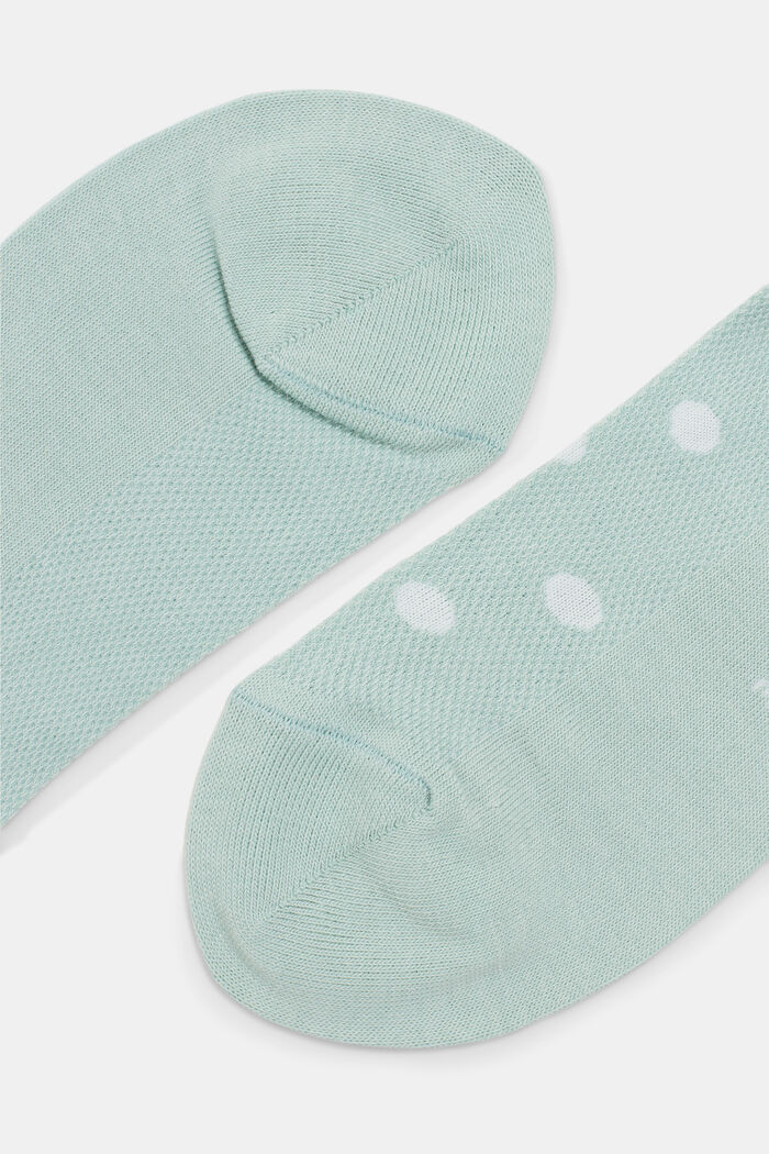 2-pack of trainer socks with mesh, organic cotton, PEPPERMINT, detail image number 1