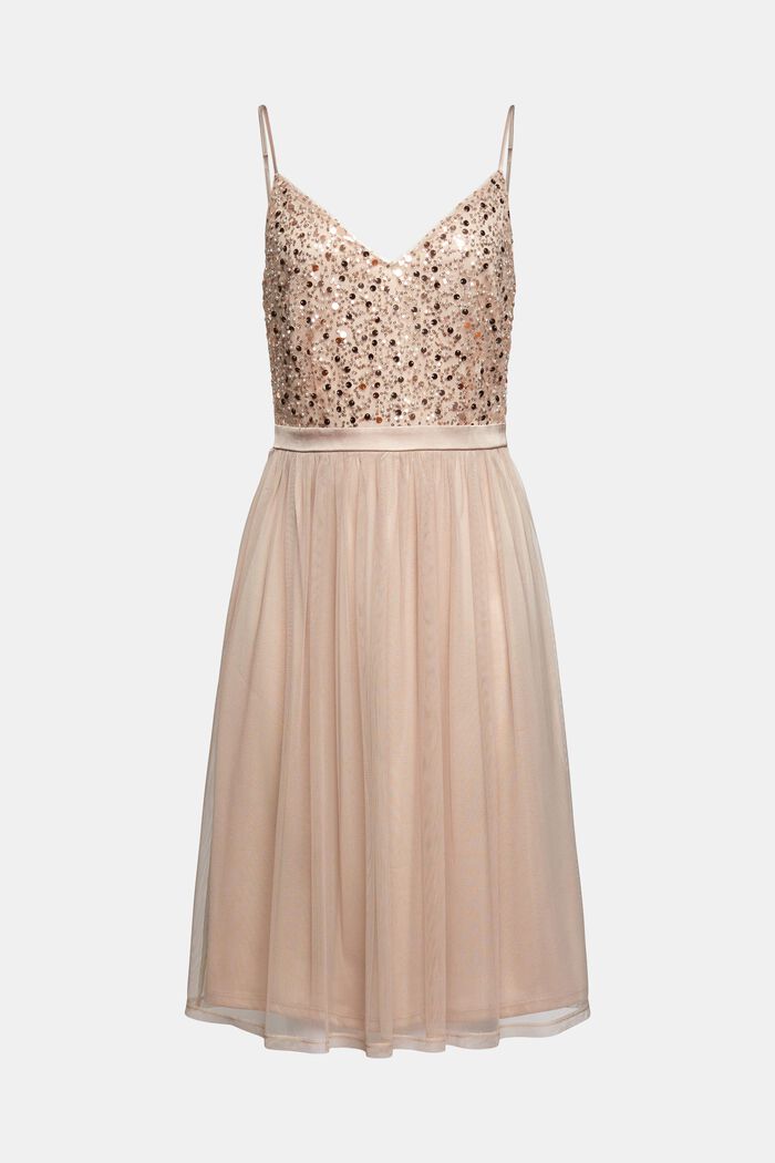 Tulle dress with sequins