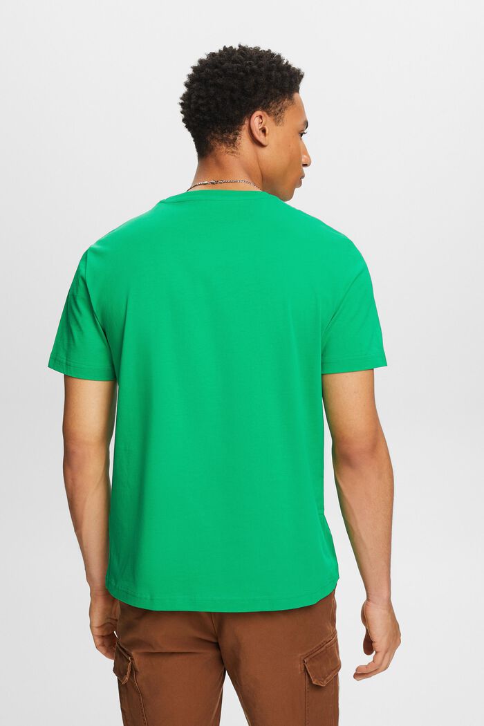Short-Sleeve Crewneck T-Shirt, GREEN, detail image number 2