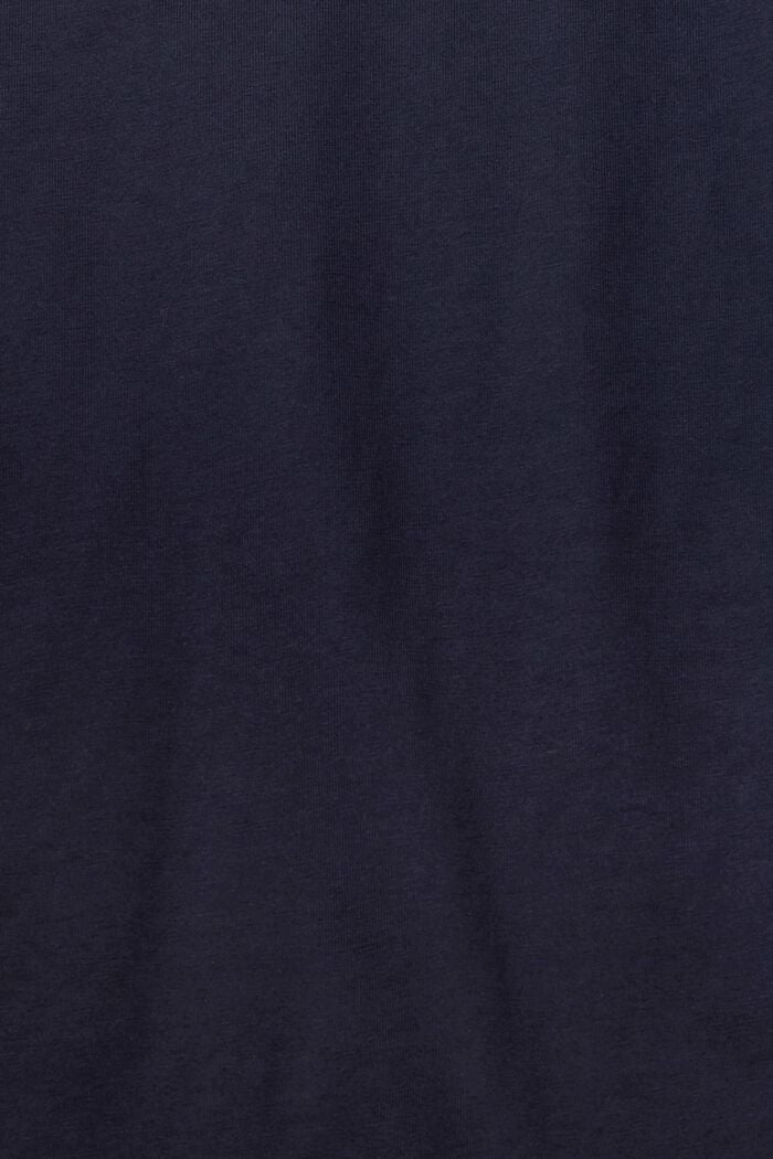 Jersey long sleeve, 100% cotton, NAVY, detail image number 1