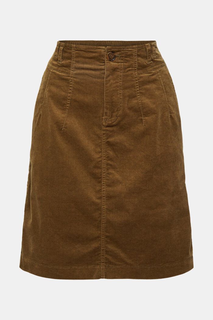 Cotton corduroy skirt
