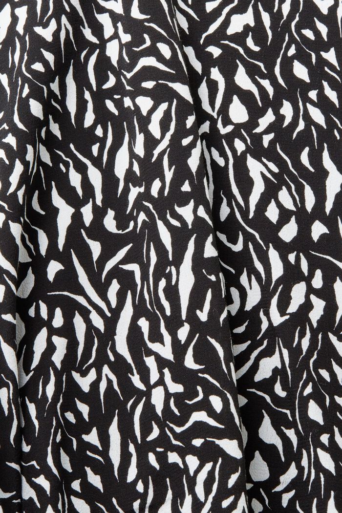 T-shirt with front print, BLACK, detail image number 5