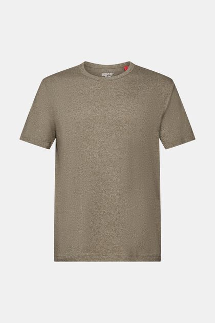 Crewneck jersey t-shirt, cotton blend