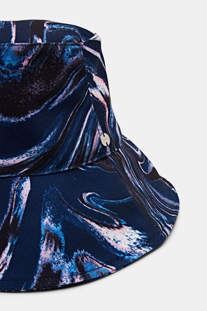 Marble bucket hat, NAVY, detail image number 1