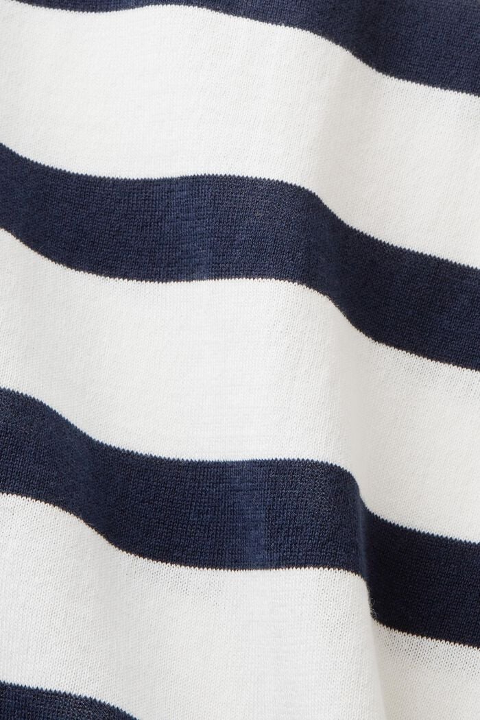 Striped Cotton Top, OFF WHITE, detail image number 6