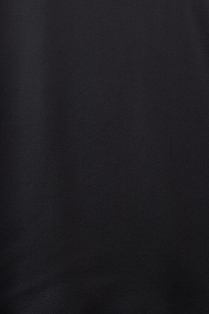 Satin blouse, LENZING™ ECOVERO™, BLACK, detail image number 7