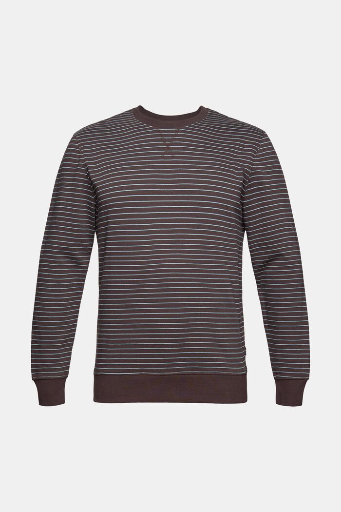 Striped sweatshirt made of cotton