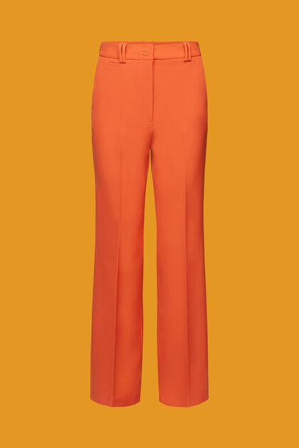 High-rise retro flared trousers