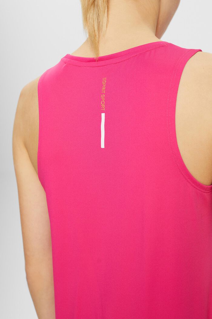Sports vest with E-Dry, PINK FUCHSIA, detail image number 2